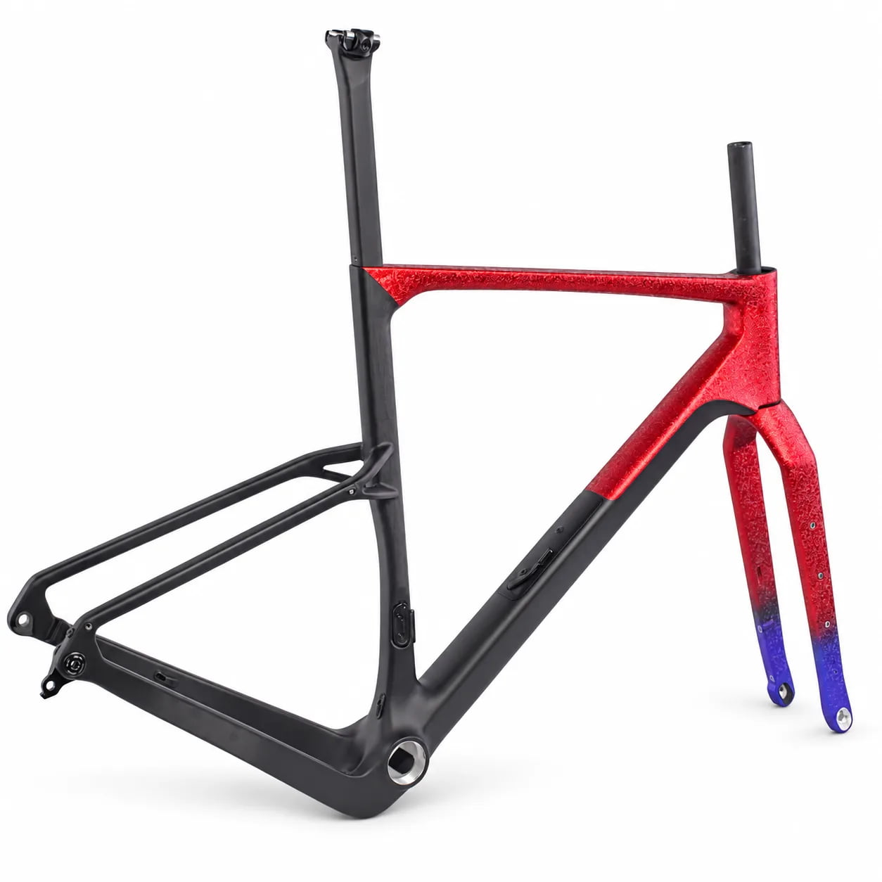 Mondince Cycle FM366 carbon gravel frameset - front three-quarter view